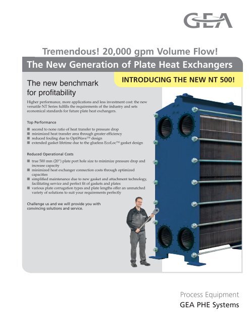 The New Generation Of Plate Heat Exchangers Tremendous 20 000