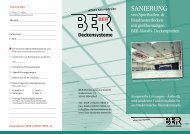 Sanierung - BER Deckensysteme GmbH