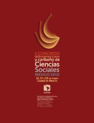 ii congreso latinoamericano y caribeño de ciencias sociales - Resdal