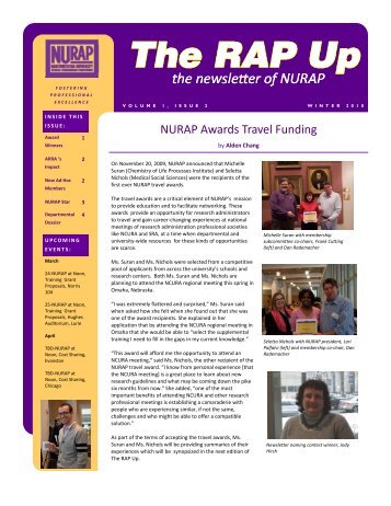 NURAP Awards Travel Funding - Office for Research - Northwestern ...