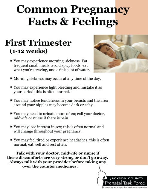 Pregnancy Fact Sheets (pdf) Pregnancy Fact Sheets (pdf)