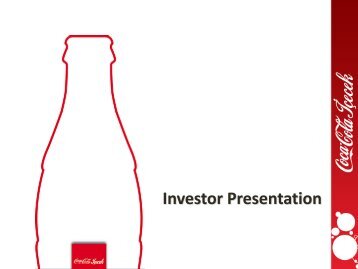 Investor Presentation - Coca Cola İçecek