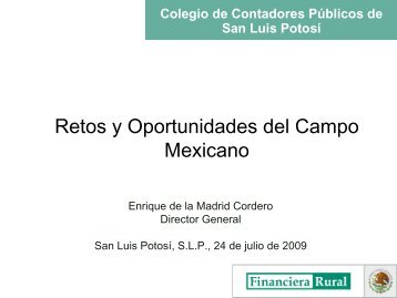 Consumo Nacional Aparente de Maíz en México ... - Financiera Rural