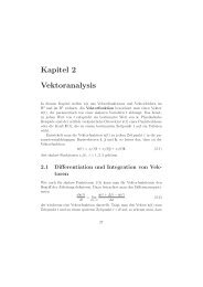 Kapitel 2 Vektoranalysis