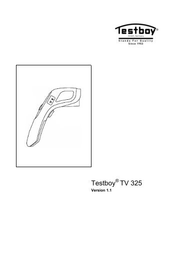 Testboy® TV 325