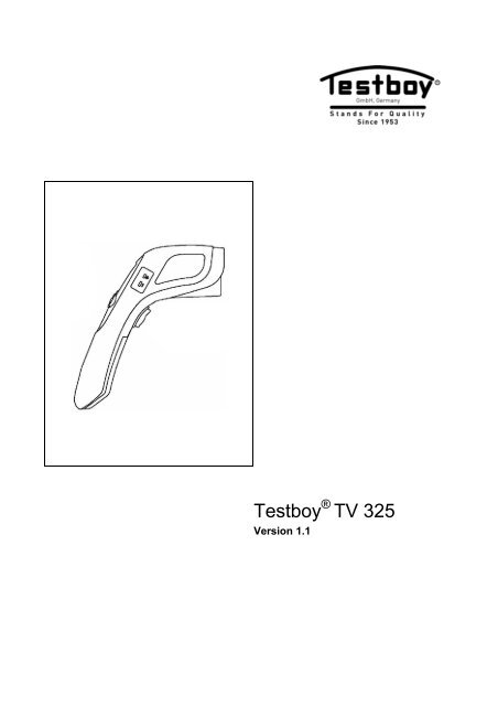 Testboy® TV 325