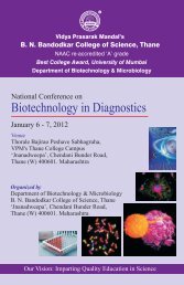 Biotechnology Brochure - VPMThane.org