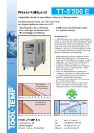 TT-5'500 E - tool-temp in romania