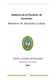 Gobierno de la Provincia de Corrientes Ministerio de EducaciÃ³n y ...