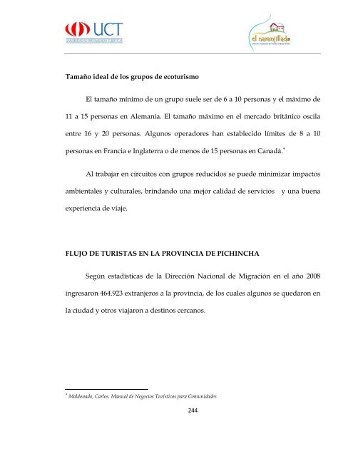 Proyecto Final Circuito Turistico El Naranjillado.pdf - Repositorio ...