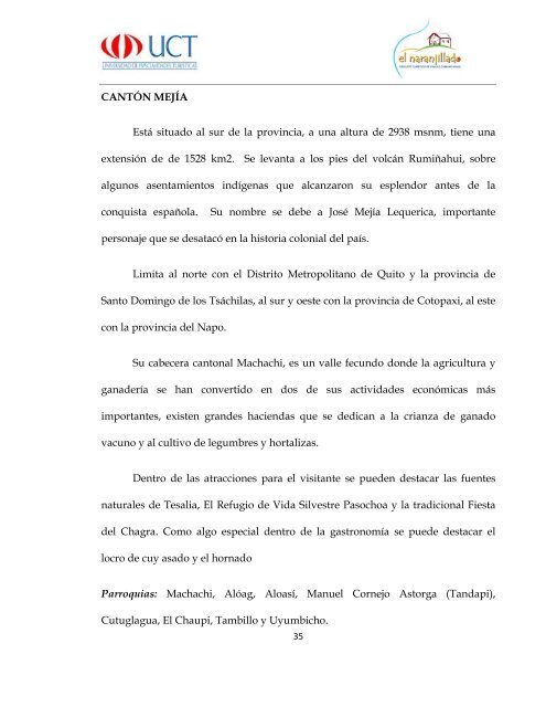 Proyecto Final Circuito Turistico El Naranjillado.pdf - Repositorio ...