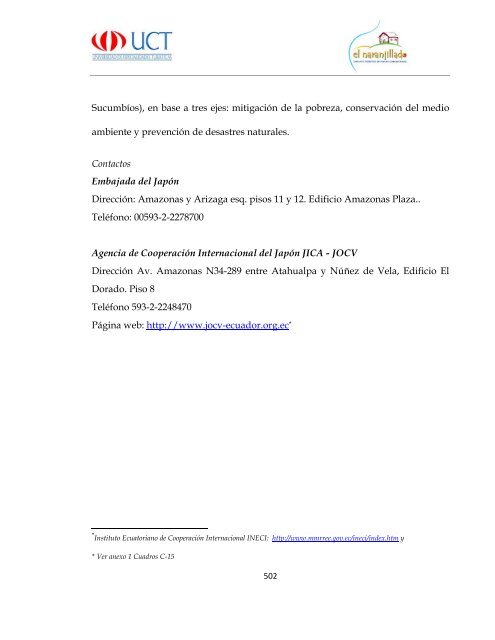 Proyecto Final Circuito Turistico El Naranjillado.pdf - Repositorio ...