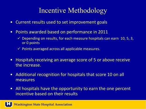 View Powerpoint - Washington State Hospital Association