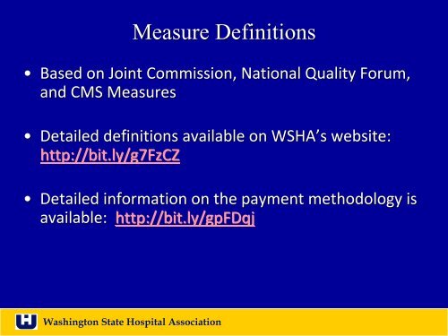 View Powerpoint - Washington State Hospital Association