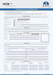 Challenge StatuS RegIStRatIOn FORM - FPSB India