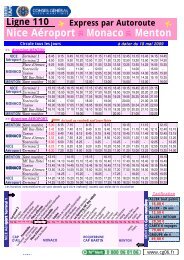 Style car menton horaire