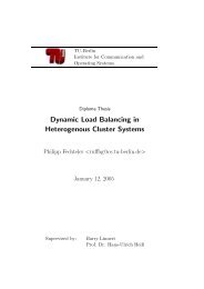 Dynamic Load Balancing in Heterogenous Cluster Systems