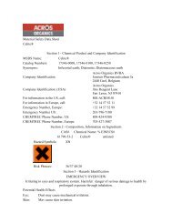 Chemical Product and Company Identification MSDS Name: Celite ...