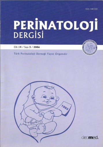 nsulin Benzeri Büyüme Faktörü-1 Düzeyleri ve - Perinatoloji Dergisi