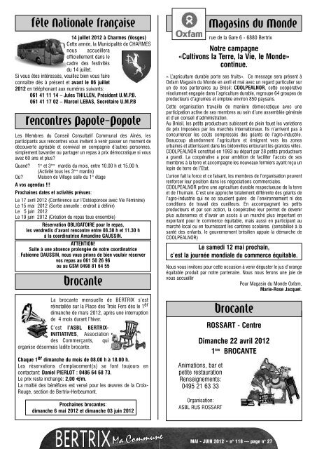 Revue Communale de Bertrix nÂ° 118