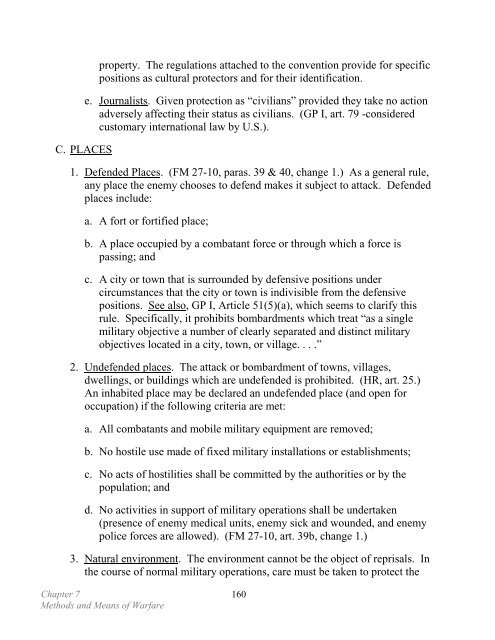 Law of War Workshop Deskbook - Higgins Counterterrorism ...