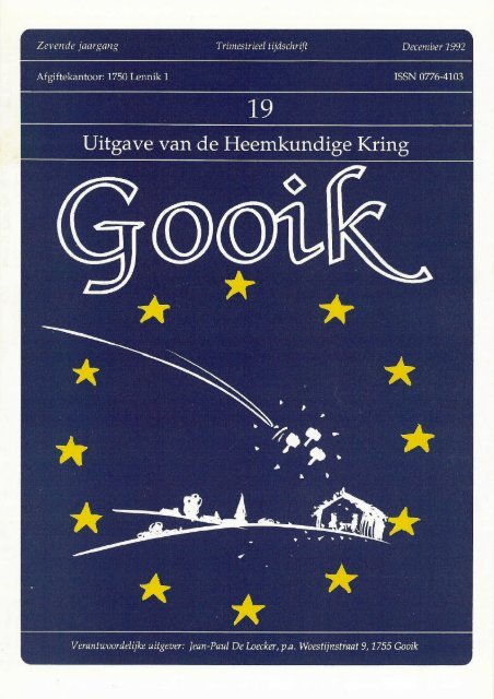 Fotoafdruk op volledige pagina - Heemkundige Kring van Gooik