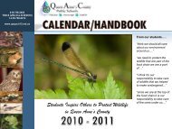 2011-2012 Queen Anne's County Handbook and Calendar