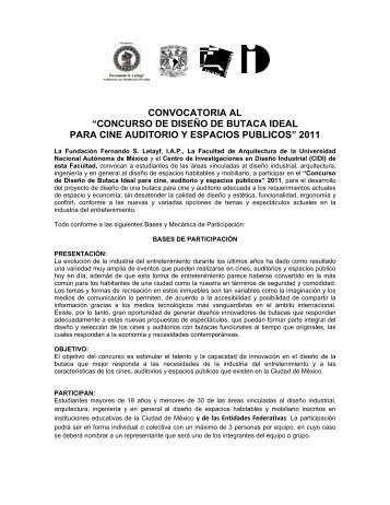convocatoria al - CIDI - Universidad Nacional Autónoma de México