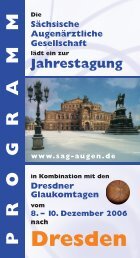 Dresden - SAG - Sächsische Augenärztliche Gesellschaft