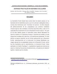 Antenas fractales en sistemas celulares - Universidad de Manizales