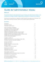 Guide de l'administrateur rÃ©seau NVivo 9 - QSR International