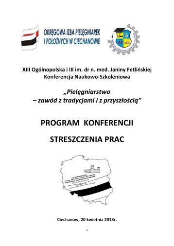 Program i streszczenie - PWSZ w Ciechanowie