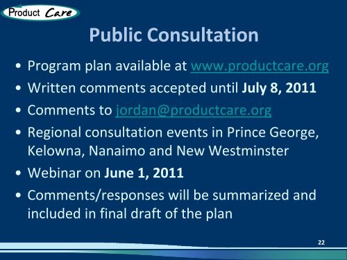 BC Paint and HHW Product Stewardship Plan 2012 ... - Product Care