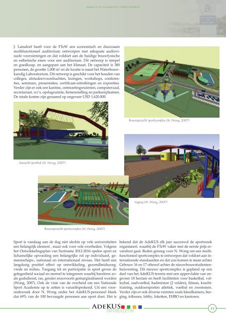 informatie bulletin - Anton de Kom University of Suriname