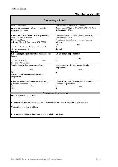 RÃ©pertoire des partenariats de coopÃ©ration dÃ©centralisÃ©e franco ...