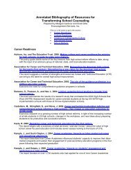Annotated bibliography of resources for transforming school