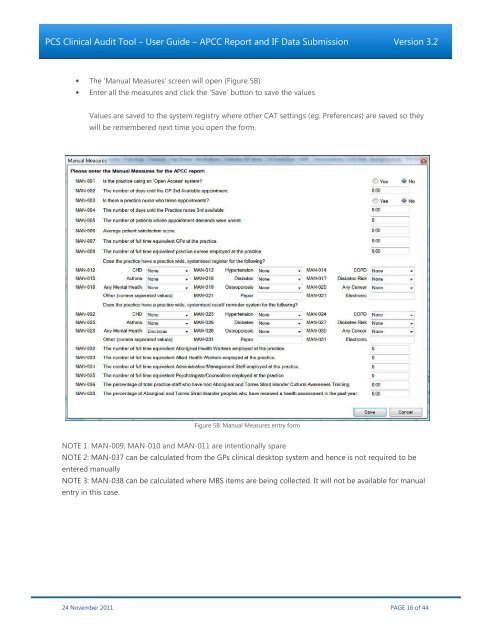 PCS Clinical Audit Tool - Pen Computer Systems