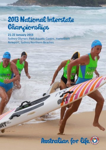 Official Event Program - Surf Life Saving Australia