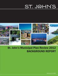 St. John's Municipal Plan Review 2012 ... - City of St. John's