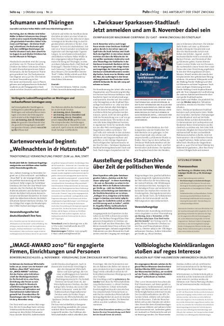 Amtsblatt Nr. 21 vom 07.10.2009 (*.pdf, 2996 - Stadt Zwickau