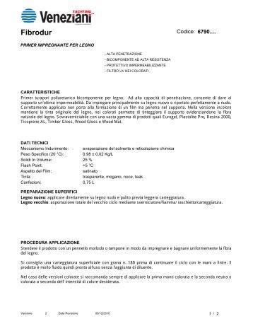 Fibrodur - Veneziani Yacht Paints