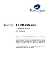 Datasheet - GSMC 130nm 5V I/O protection Dual diode ... - Sofics