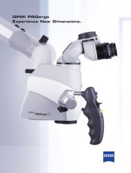 OPMI PROergo Experience New Dimensions. - Zeiss