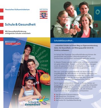 Flyer (PDF-Download) - Schule & Gesundheit - Hessen