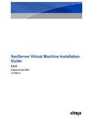 XenServer Virtual Machine Installation Guide - Citrix Knowledge ...