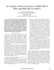 An Analysis of the Coexistence of IEEE 802.11 DCF and IEEE ...