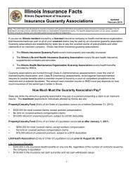 Ill Guaranty Funds Info - Illinois Department of Insurance