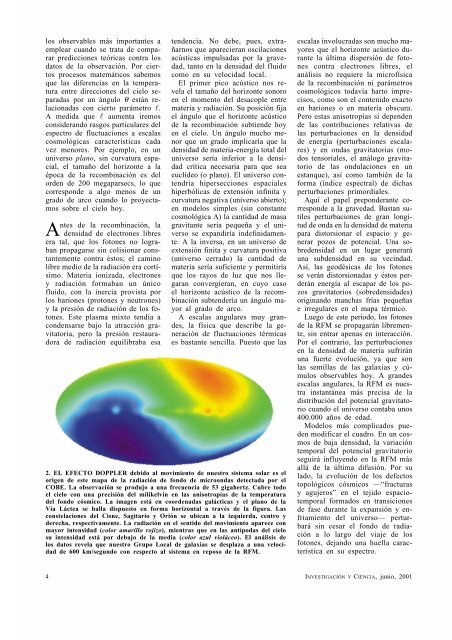 radiacion cosmica de fondo y los modelos ... - Cosmofisica