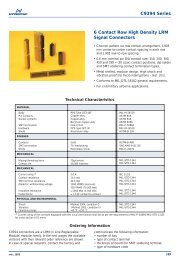 C9394 Series 6 Contact Row High Density LRM Signal ... - Hypertac