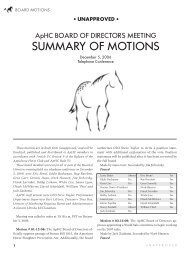 160-161 BOARD MOTIONS - Appaloosa Horse Club